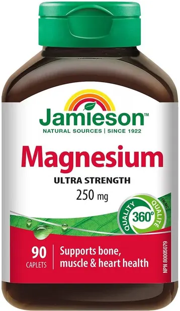 Magneziu, 250 mg, 90 tablete, Jamieson
