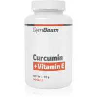 GymBeam Curcumin + Vitamin E capsule pentru susținerea protecției celulelor în fața stresului oxidativ 32 g