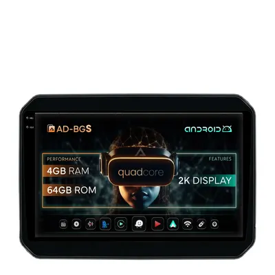 Navigatie 2K Suzuki Ignis (2016+), Android, S-Quadcore 4GB RAM + 64GB ROM, 9.5 Inch - AD-BGS90042K+AD-BGRKIT308