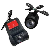 [Pachet] Cameră auto video marșarier cu infraroșu - AD-BGCM4 + Cameră trafic DVR, afișaj live pe multimedia și înregistrare pe SD - AD-BGCMDVR2