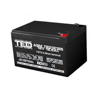 Acumulator 12V 12.5Ah F2, AGM VRLA, TED Electric TED002754