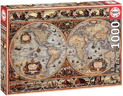Puzzle Educa din 1000 piese - Lumea