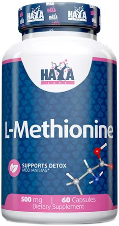 L-Methionine, 500 mg, 60 capsule, Haya Labs