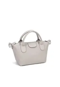 Geanta crossbodyde piele ecologica Eridan Elite - Maro taupe deschis