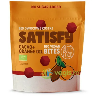 Cuburi de Fructe cu Ciocolata si Portocale Ecologice/Bio 120g