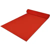 vidaXL Covor Roșu 1 x 10 m Poliester