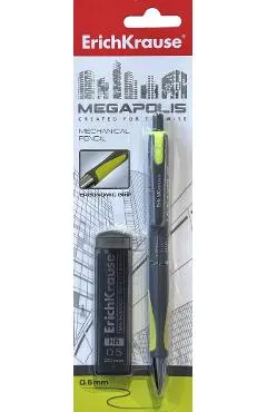 Creion mecanic 0.5 mm + mine Megapolis Concept