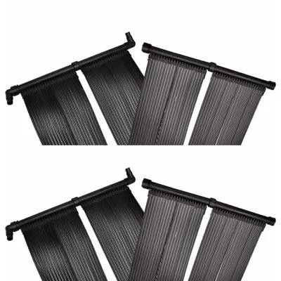 vidaXL Panou încălzitor solar pentru piscină, 4 buc., 80x620 cm