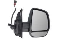 Oglinda laterala Dreapta potrivit FIAT DOBLO II; OPEL COMBO D 2014-2022 - (mecanic; convexa, cu Senzor temperatura; dublu)