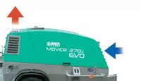 Pompa diesel pentru sapa, fara furtunuri, fara paleta de incarcare , remorcabila, Imer Mover 270 DR EVO WT T5 Motor Yanmar 35 kW Stage V