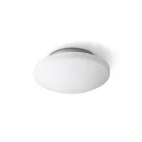 SARA LED 26 Plafoniera opal-colored sticla/crom 230V LED 12W IP44 3000K