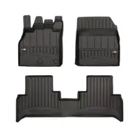 Set covorase cauciuc 3 piese proLine 3D, negru, potrivit RENAULT GRAND SCENIC III, SCENIC III 12.08-, Minivan