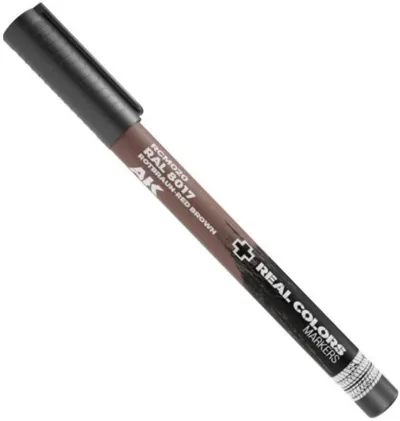 Marker cu vopsea acrilica AK Interactive - RAL ROTBRAUN (RCM020)