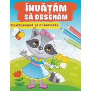 Contureaza si coloreaza. Invatam sa desenam