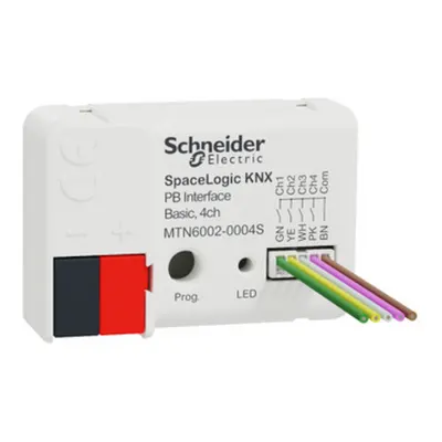 Buton interfata SpaceLogic KNX, Securizat, Basic, 4 canale