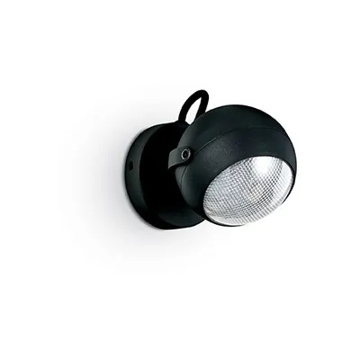 Aplica de exterior Zenith, 1 bec LED, dulie GU10, D:120 mm, H:170 mm, Negru