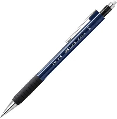 Creion automat Faber-Castell Grip - 0.5 mm, albastru