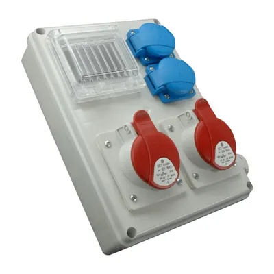 Panou de distributie ROS-I 3201A/S 2 x prize 5x32A (400V) 2xprize schuko 16A(230V)