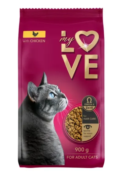 My Love Pisica Adult Pui 900 g