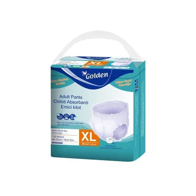 Scutece chilot pt Adulti Engros, Marimea XL, Golden, 120x160 cm, 30 buc / pachet, bax 6 pachete