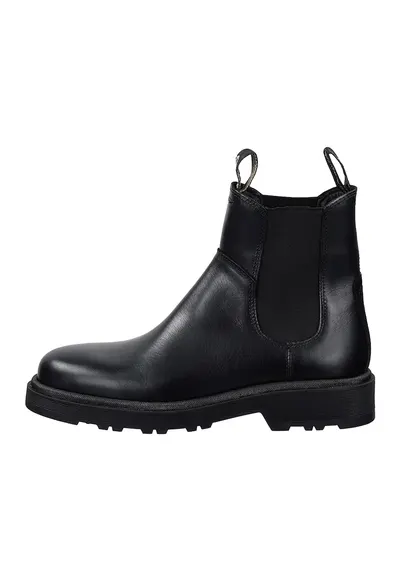 Ghete Chelsea din piele Wootlynne - Negru