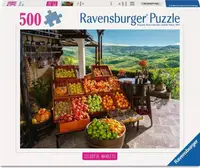 Puzzle Ravensburger din 500 piese - Piața de fructe, Croația
