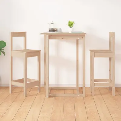 vidaXL Scaune de bar, 2 buc., 40x41,5x112 cm, lemn masiv de pin