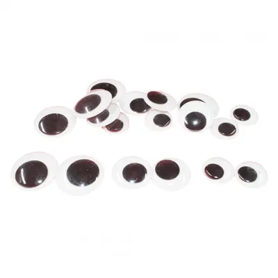 Set 18 ochi mobili, diametru 30, 25, 20 mm