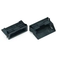 Snap-in frame; 5-pole; 1.0 … 3.0 mm; black