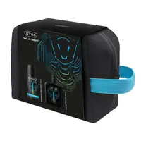 Caseta Cadou Barbati STR8 Wild Beat, Apa de Toaleta 100 ml, Deodorant Spray 150 ml, Borseta