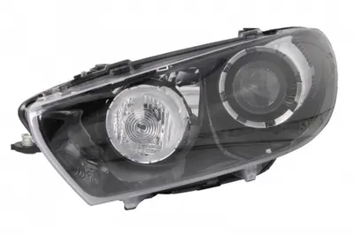 Far Stanga (D1S H7 P21W, electric, cu motor, culoare insert: negru) potrivit VW SCIROCCO III