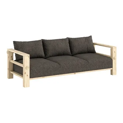 Canapea gri închis 225 cm Bare – Karup