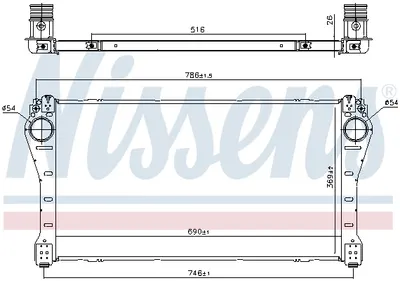 Intercooler potrivit TOYOTA AURIS, AVENSIS, VERSO 1.6D 2.0D 11.13-12.18