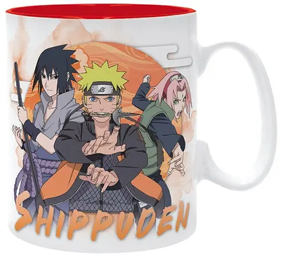 Pahar ABYstyle Animation: Naruto Shippuden - Past & Present, 460 ml