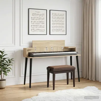 vidaXL Birou de studio Sonoma 110 x 36 x 19,5 cm Lemn prelucrat
