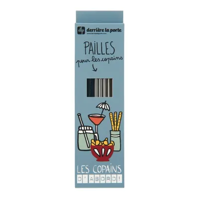 Set 10 paie reutilizabile - Les copains gris