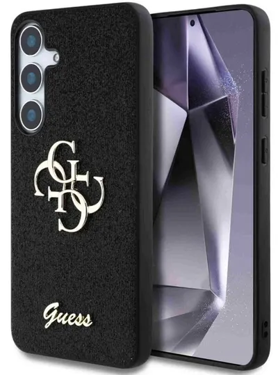 Husă Guess - Metal Logo, Galaxy S25, negru