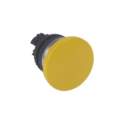 Osmoz non illuminated spring return head - mushroom head u009DØ40 - yellow
