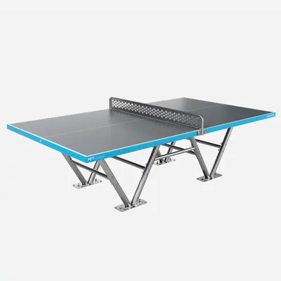 Masă de ping pong exterior rezistentă, PPT Colectiv albastru