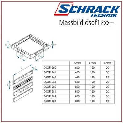 Profil latime soclu plin 800mm