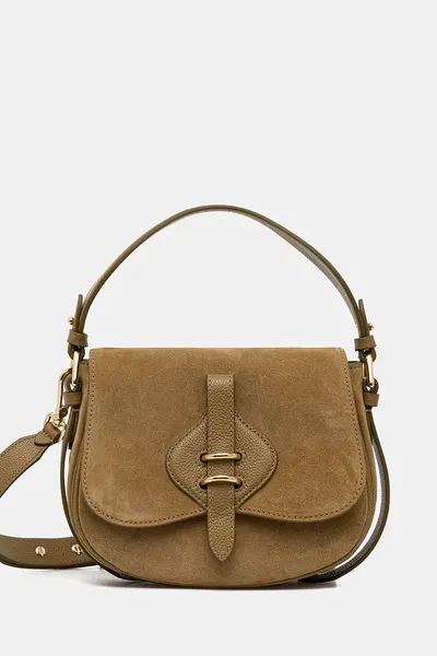 Coccinelle geantă crossbody pentru femei din piele întoarsă MAVERY SUEDE
