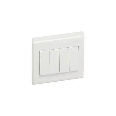 Single pole switch Belanko - 4 module - Intrerupator - 10 AX 250 V~ - large rocker