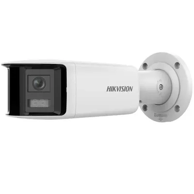 Camera supraveghere Hikvision IP Bullet DS-2CD2T46G2P-ISU/SL(2.8mm)(C) 4 MP Panoramic AcuSense Fixed focal lens, dual lens, 2.8