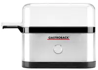 Fierbător de ouă Gastroback - Mini, 350W, 3 ouă, alb