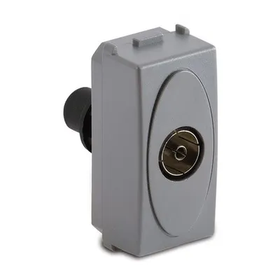 Priza TV finala, 9.5mm, argintie