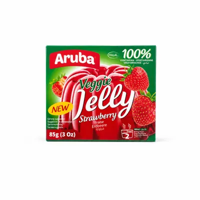 Jeleu Halal cu Aromă de Căpșuni Aruba 85g