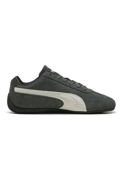 Pantofi sport Speedcat OG unisex din piele intoarsa - Alb fildes/Gri grafit