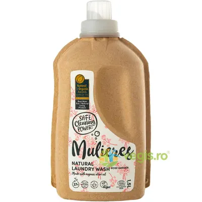 Detergent pentru Rufe cu 99% Ingrediente Naturale Rose Garden 1.5L