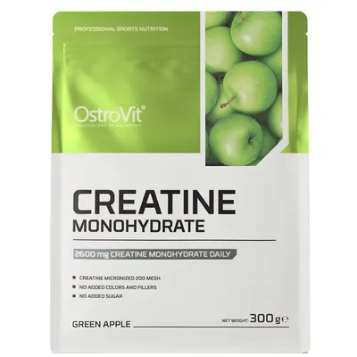 Creatina monohidrata cu aroma de mar verde, 300g, OstroVit