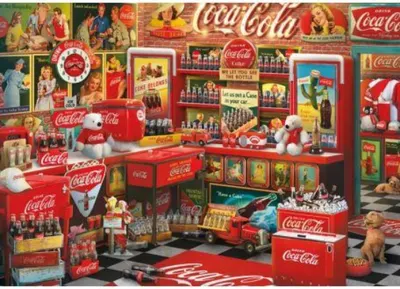 Puzzle 1000 piese - Coca Cola - Nostalgieshop